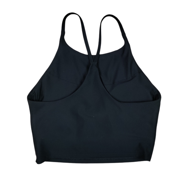 Old Navy Active Black Padded Activewear tank top Cropped - Picture 2 of 4
